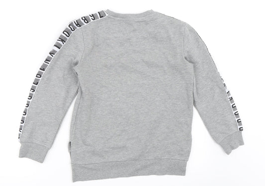 Primark Boys Green   Pullover Sweatshirt Size 9-10 Years