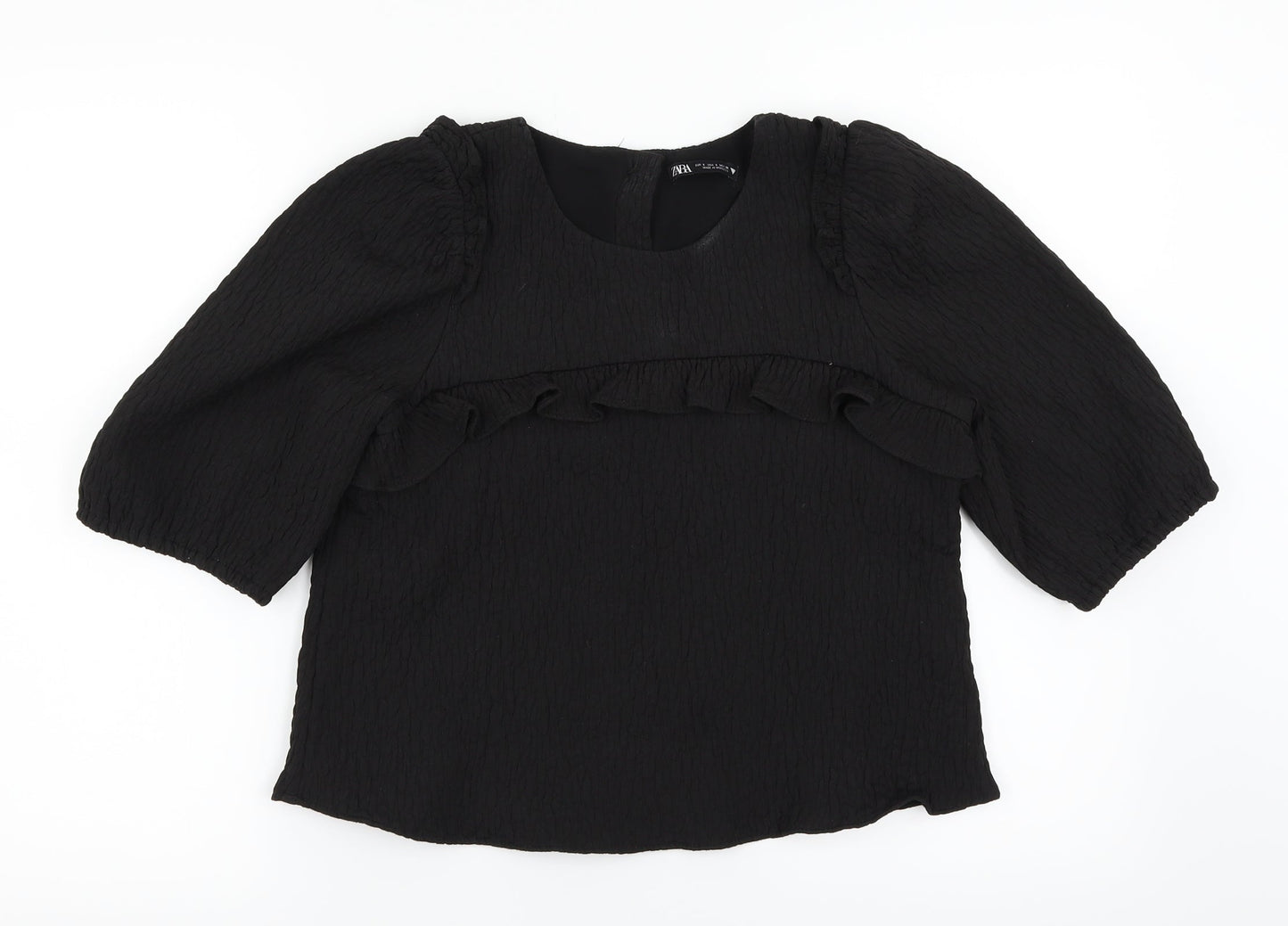 Zara Womens Black   Basic Blouse Size S