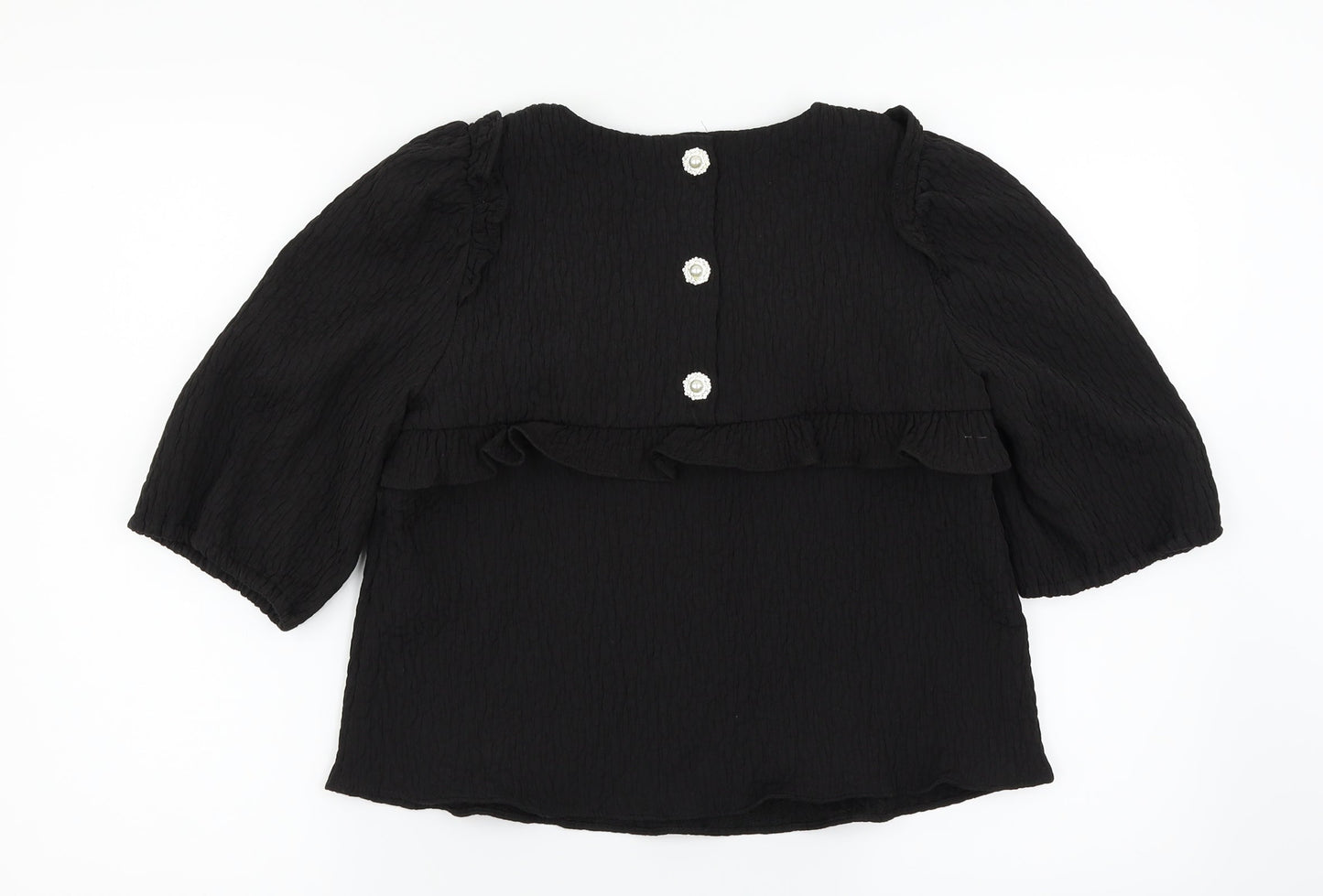 Zara Womens Black   Basic Blouse Size S