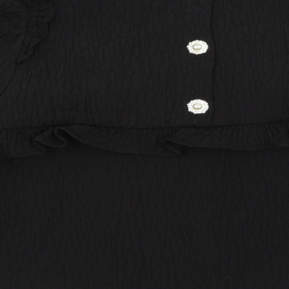 Zara Womens Black   Basic Blouse Size S