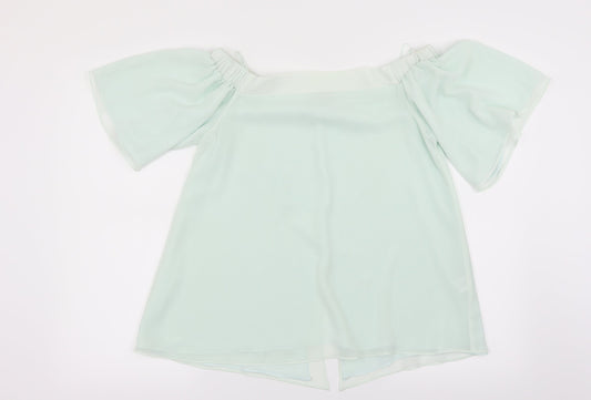 Rive Island Womens Green   Basic Blouse Size 10