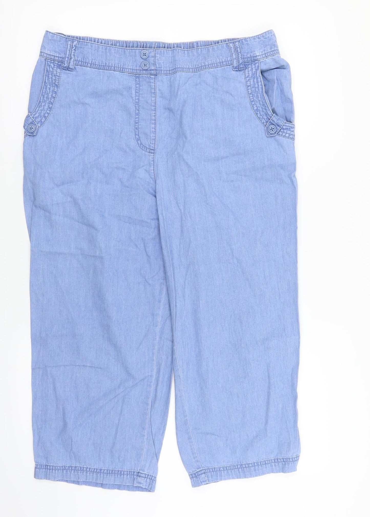 BM Womens Blue   Boyfriend Shorts Size M