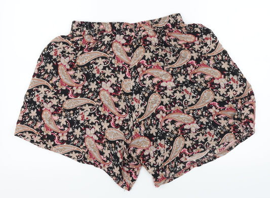 Preworn Womens Multicoloured Geometric  Bermuda Shorts Size XL