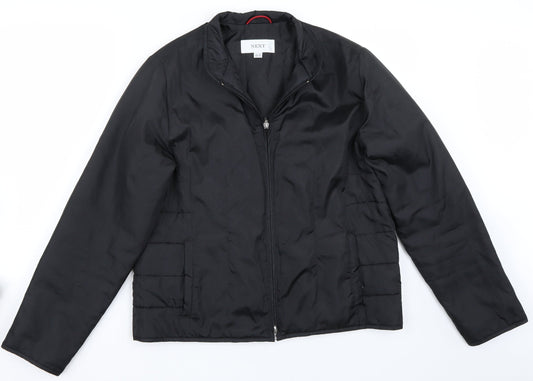 NEXT Womens Black   Jacket Coat Size 14