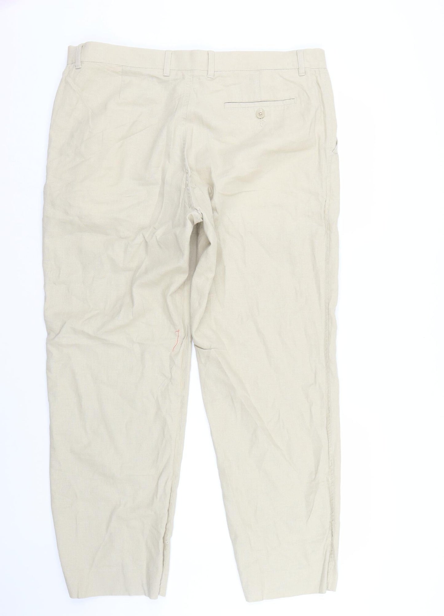 Marks and Spencer Womens Beige   Trousers  Size 36 L29 in