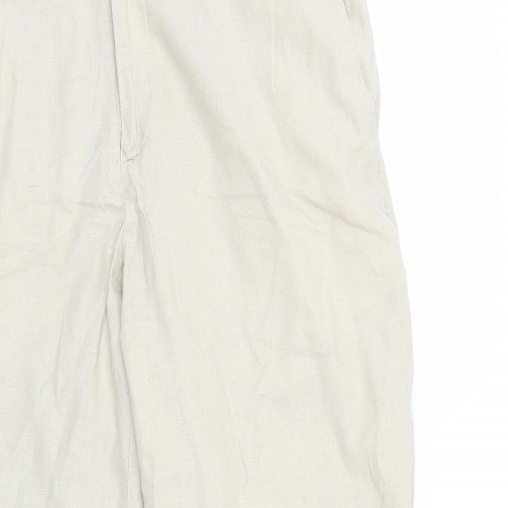 Marks and Spencer Womens Beige   Trousers  Size 36 L29 in