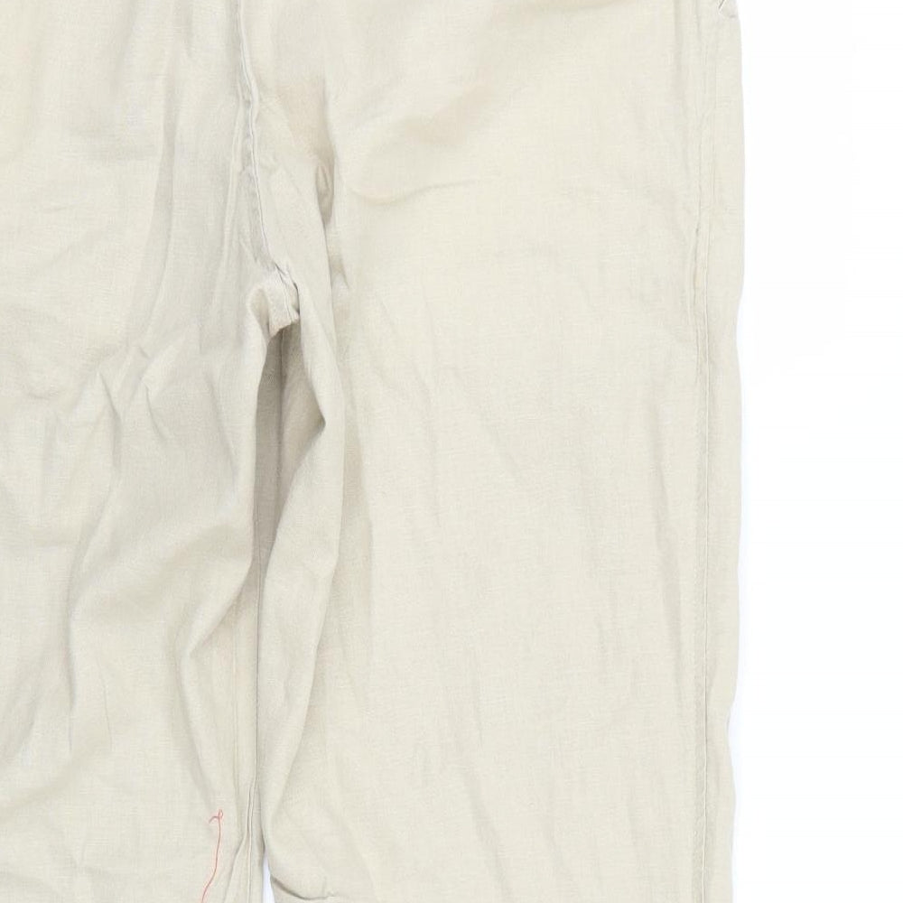 Marks and Spencer Womens Beige   Trousers  Size 36 L29 in