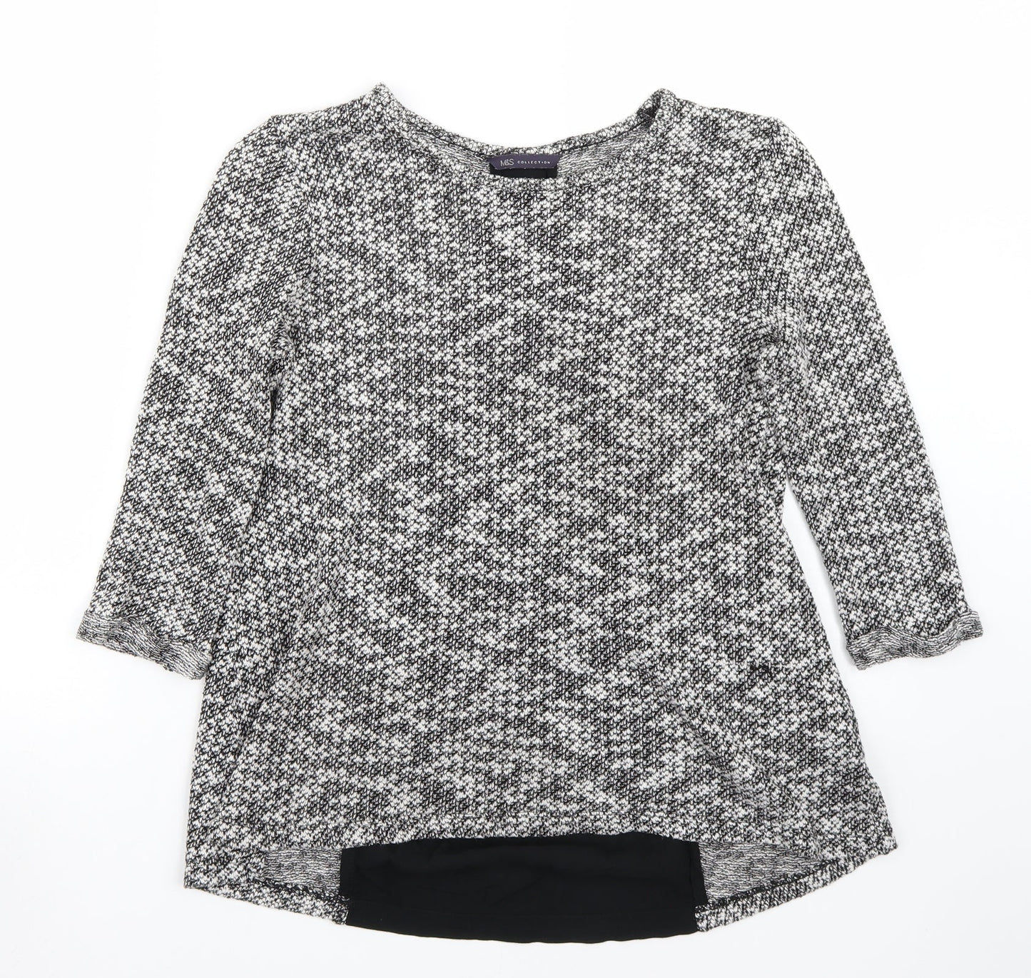 Marks and Spencer Womens White   Basic T-Shirt Size 8