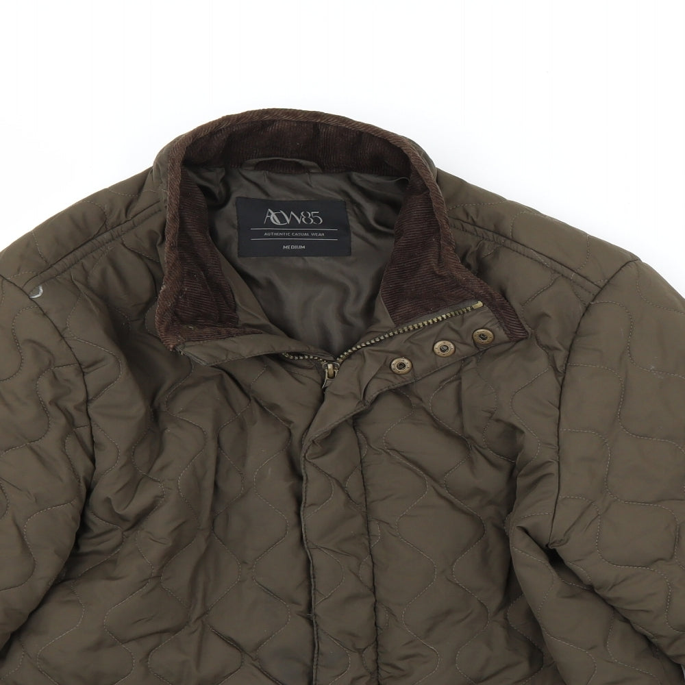 ACW85 Womens Green   Jacket Coat Size M