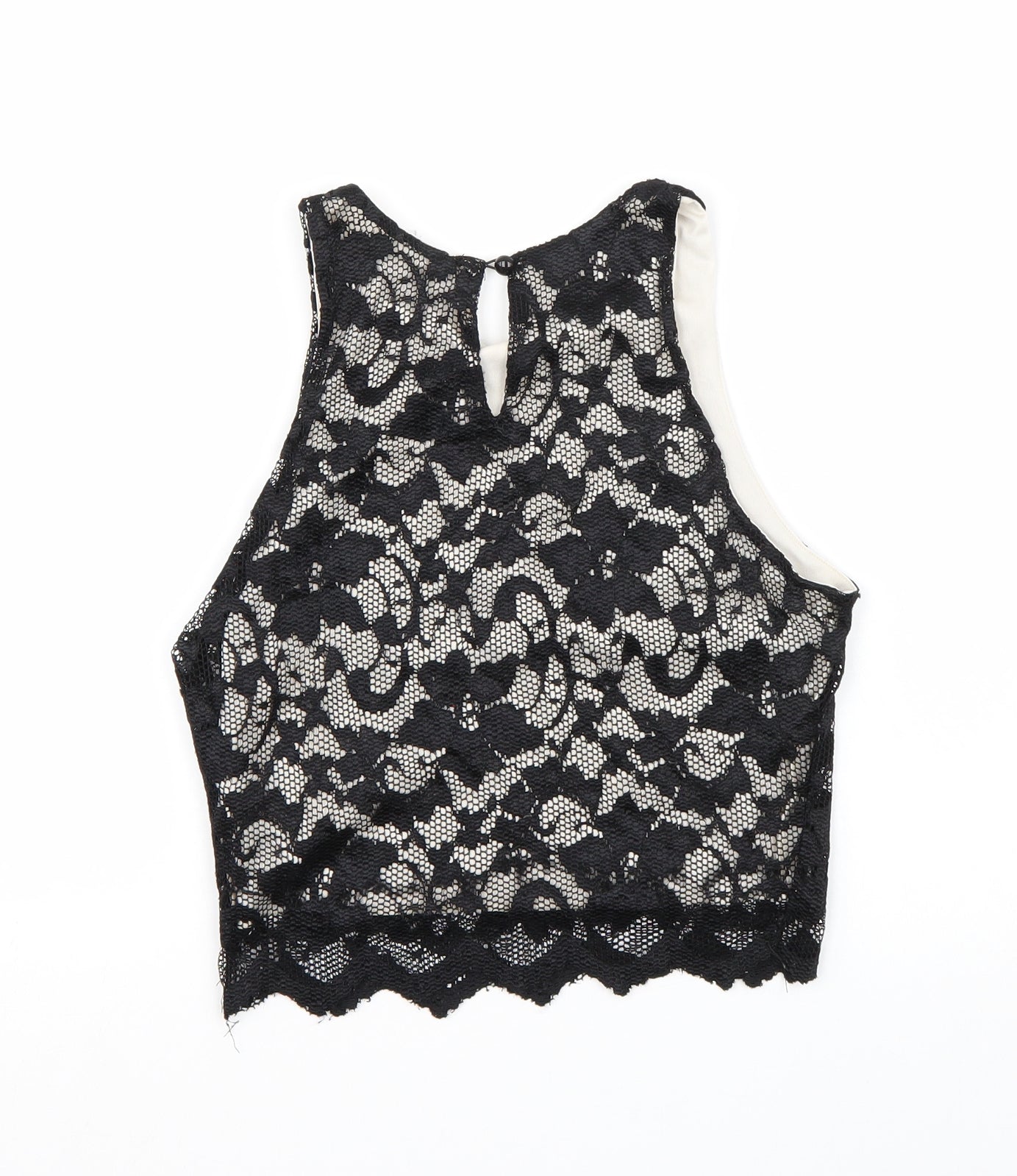 Newlook Womens Black   Cropped Tank Size 8
