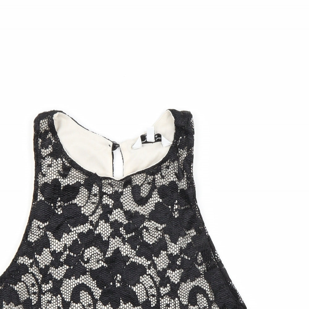 Newlook Womens Black   Cropped Tank Size 8