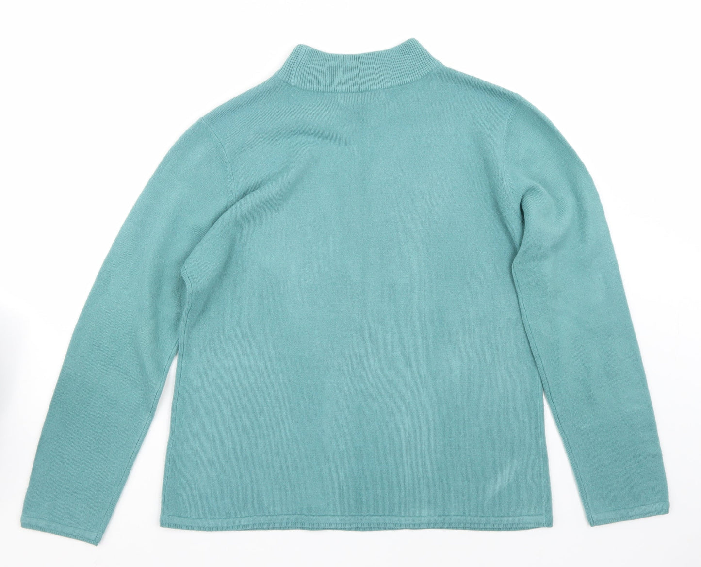 BM Womens Green   Pullover Jumper Size M