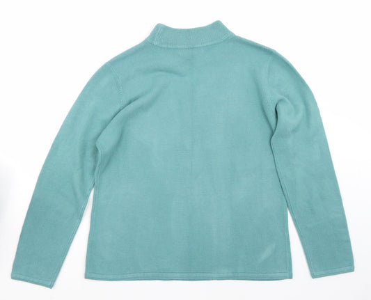 BM Womens Green   Pullover Jumper Size M