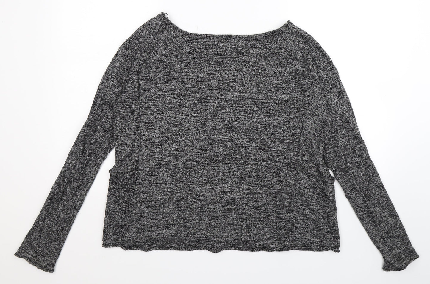 Zara Womens Grey  Knit Pullover Jumper Size S