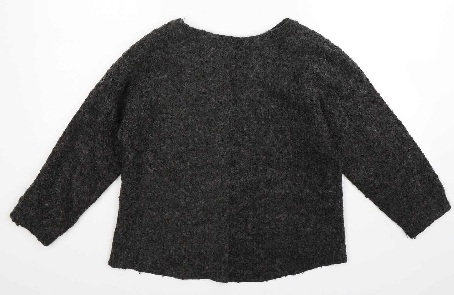 Topshop Womens Black  Knit Pullover Jumper Size 8