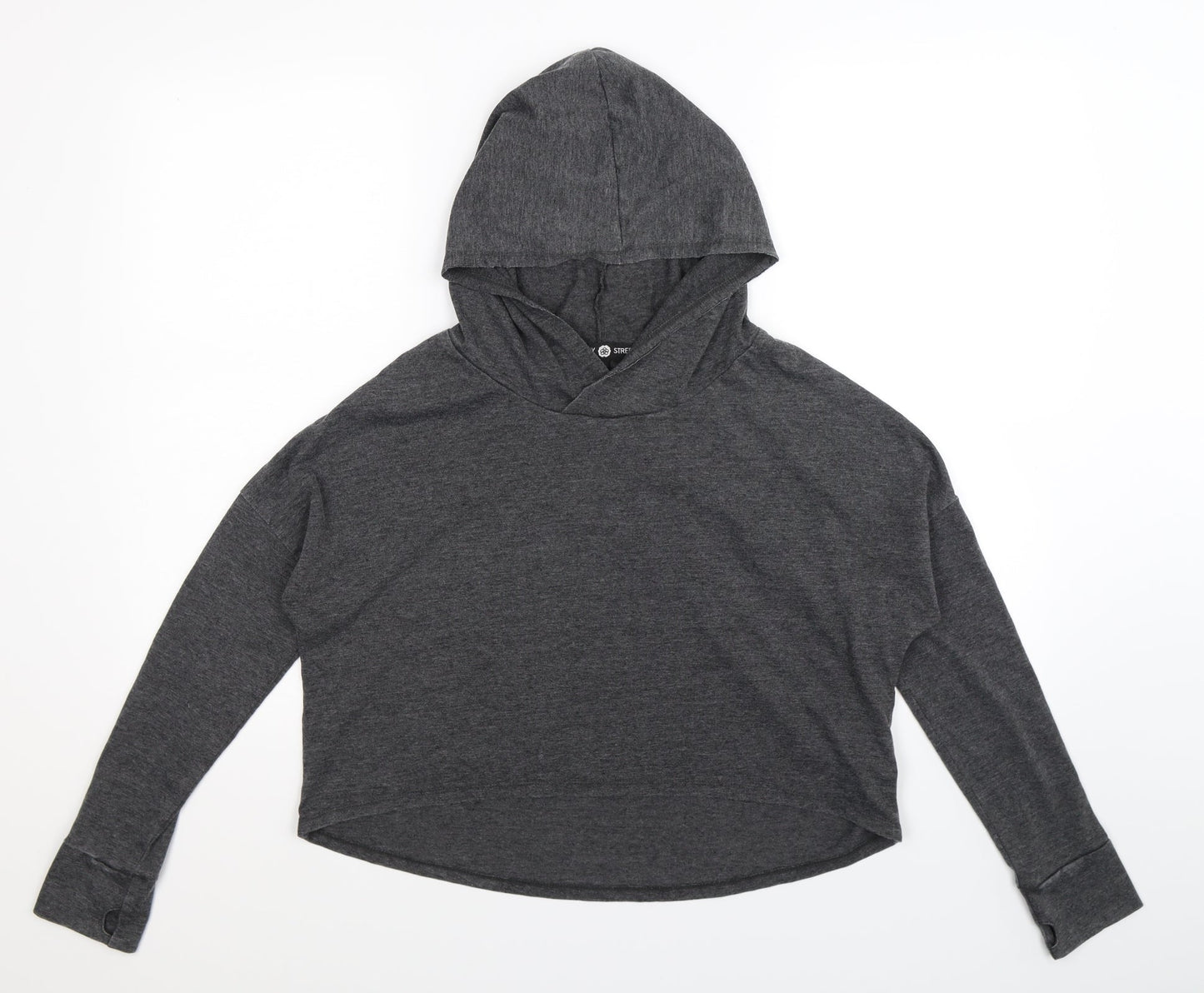 Daisy Street Womens Grey   Pullover Hoodie Size M