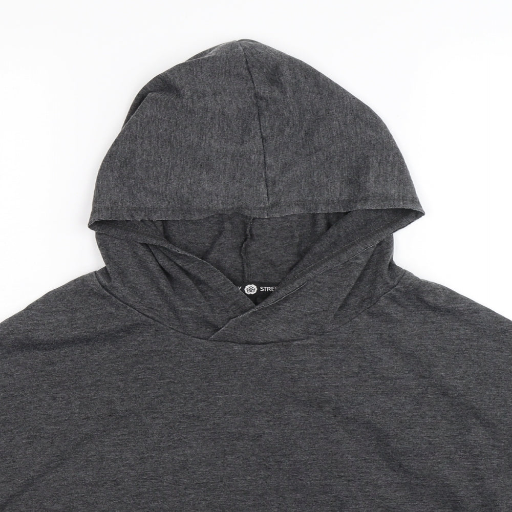 Daisy Street Womens Grey   Pullover Hoodie Size M
