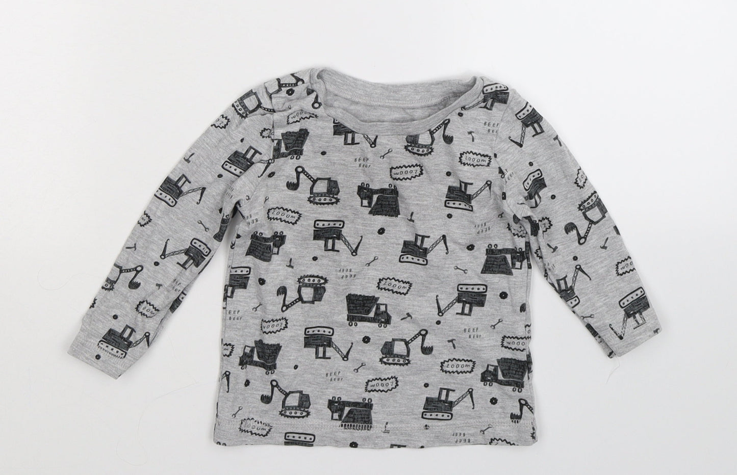 George Baby Grey   Basic T-Shirt Size 18-24 Months