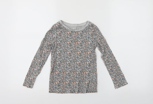 NEXT Girls Multicoloured Animal Print  Basic T-Shirt Size 5 Years