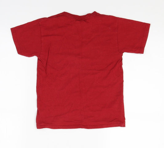Delta Boys Red   Basic T-Shirt Size 5-6 Years  - Las Vegas