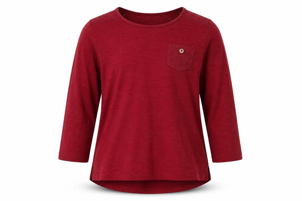Front view of girls’ colllection girls red basic casual, size 4-5, years