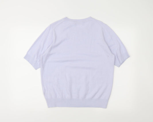 M&S Womens Purple   Tunic Jumper Size 14