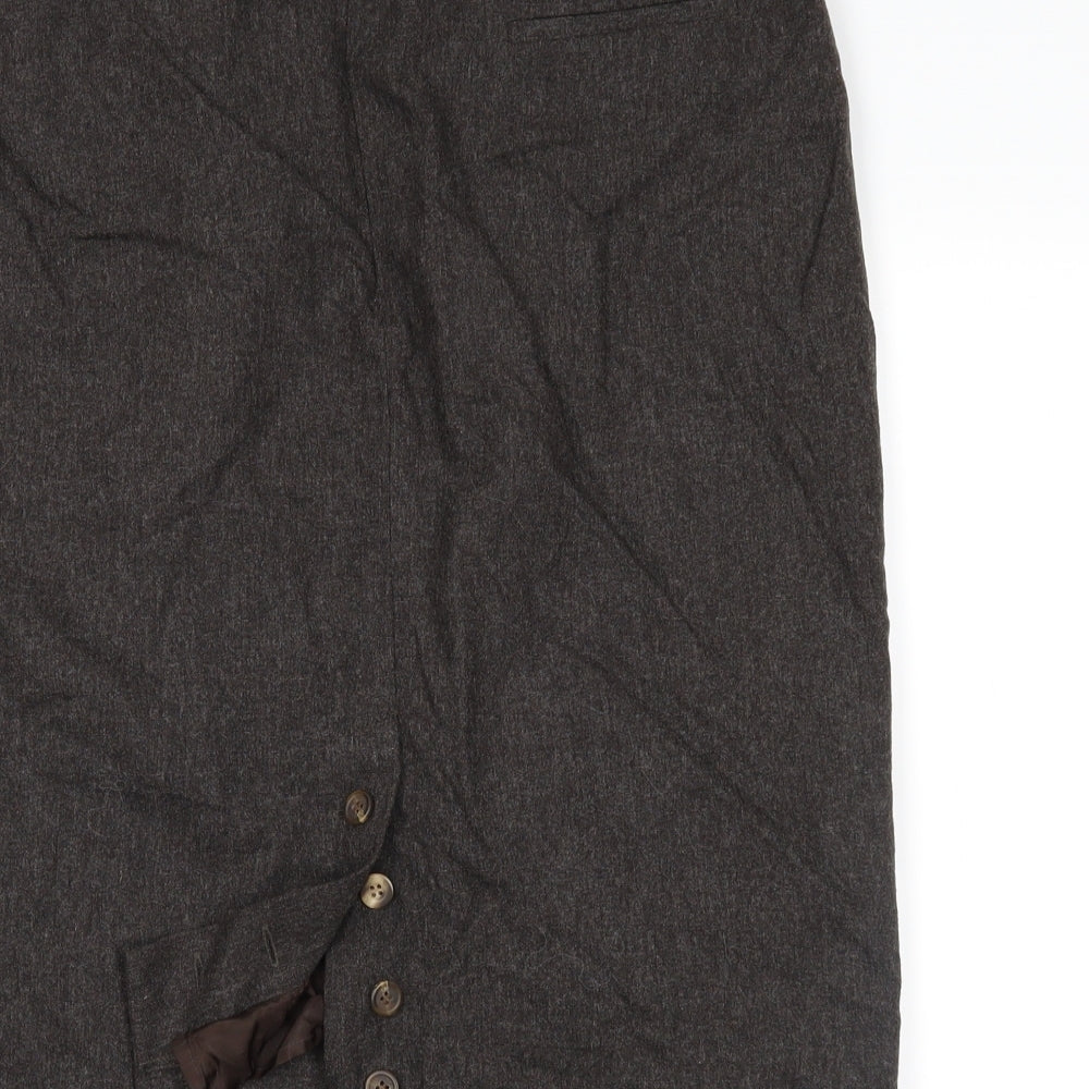 ken Womens Grey   Straight & Pencil Skirt Size 14
