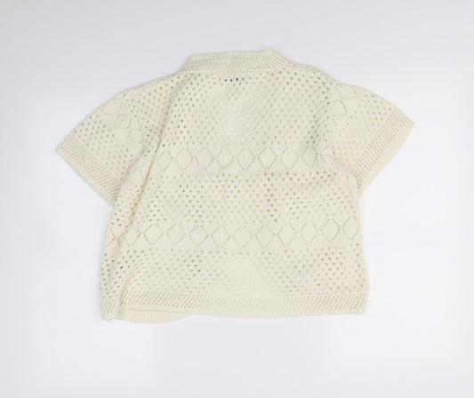 CHIC Womens Ivory   Cardigan Jumper Size XL