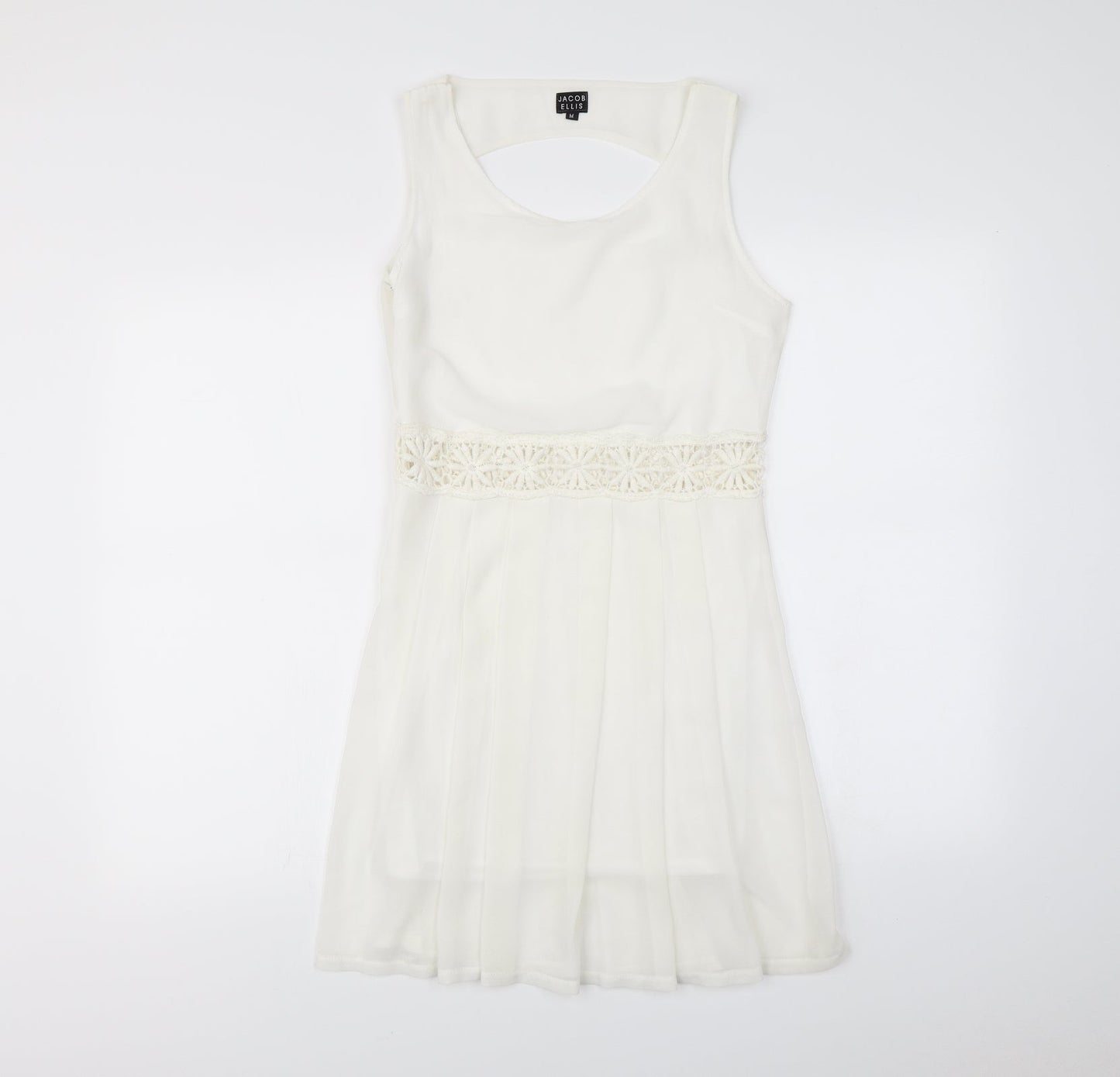 Jacob ellis Womens White   Fit & Flare  Size M