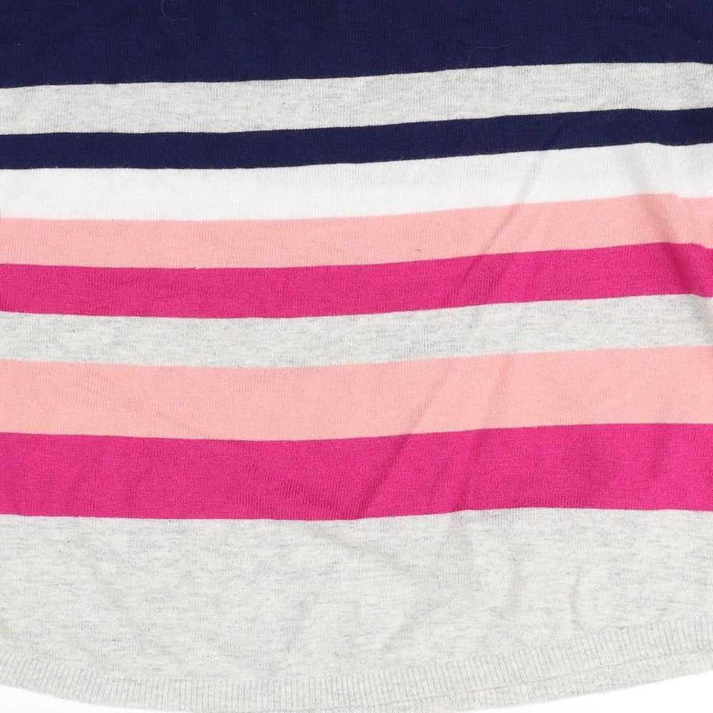 Oasis Womens Multicoloured Striped  Pullover Jumper Size M