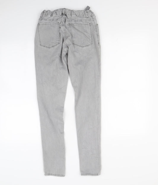 Gap Girls Grey   Straight Jeans Size 16 Years