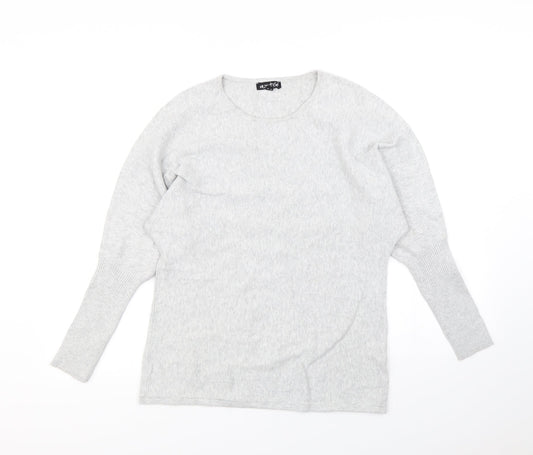 Marbel Womens Grey   Pullover Jumper Size XS