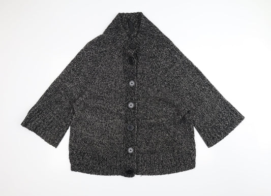 Preworn Womens Black  Knit Jacket  Size 18