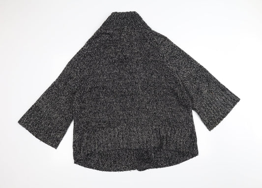 Preworn Womens Black  Knit Jacket  Size 18
