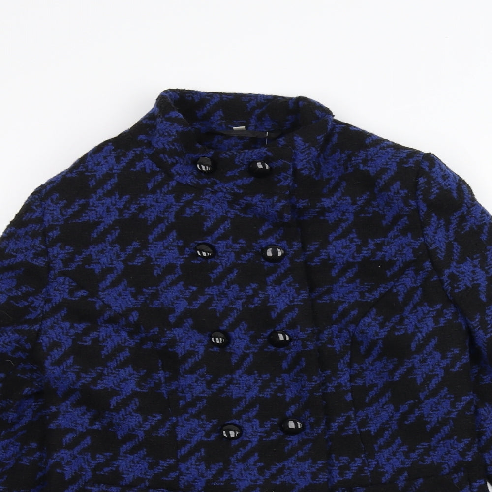 ISLE Womens Black Striped  Jacket  Size 10