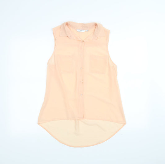 New Look Womens Pink   Basic Blouse Size 8