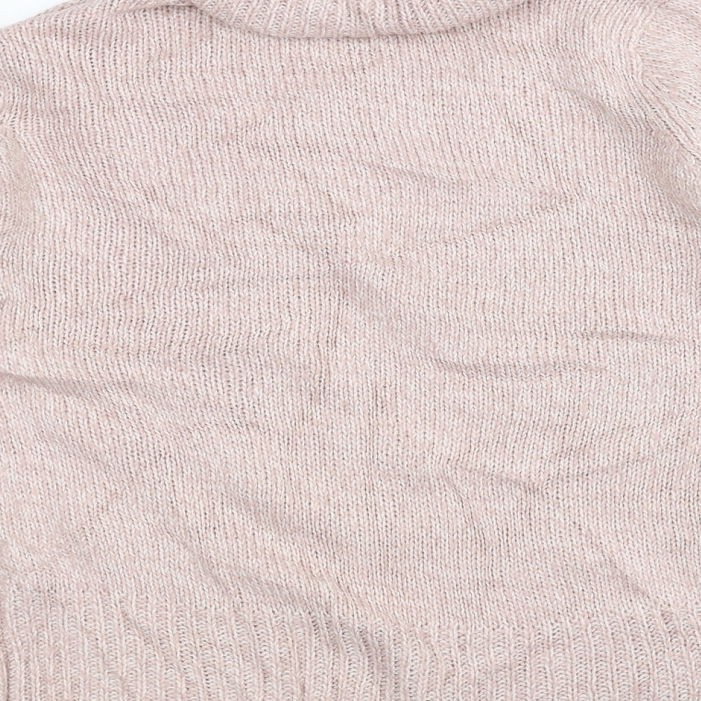 M&Co Womens Pink  Knit Pullover Jumper Size 14