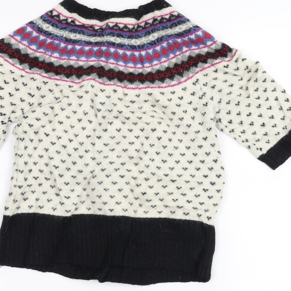 New Look Womens White   Cardigan Jumper Size 8