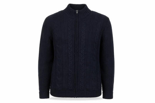 Atlantic Bay Mens Blue  Knit Jacket  Size M