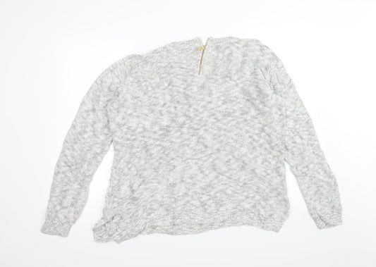 Per Una Womens White   Pullover Jumper Size 16