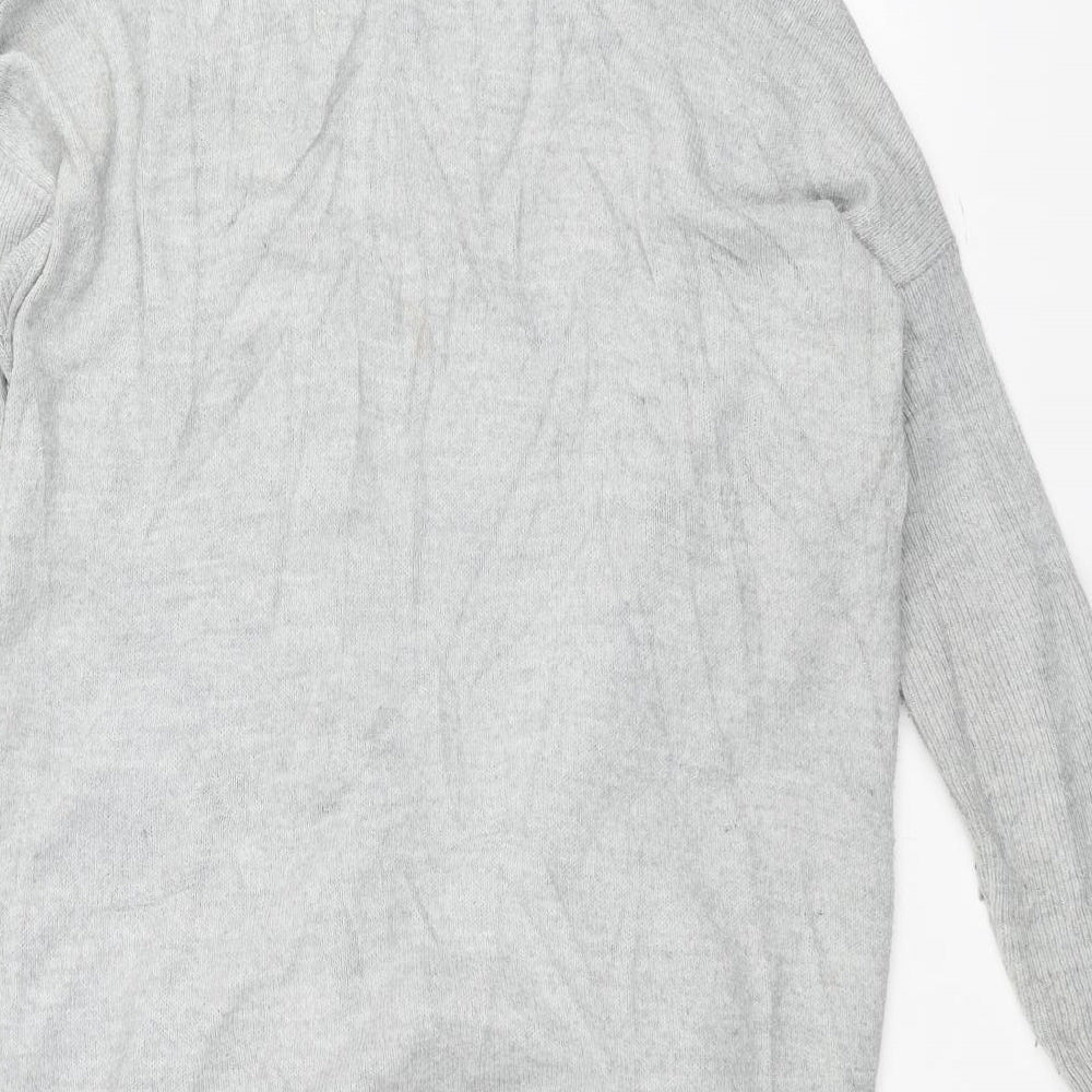 Miss Selfridge Womens Grey   Cardigan Jumper Size S