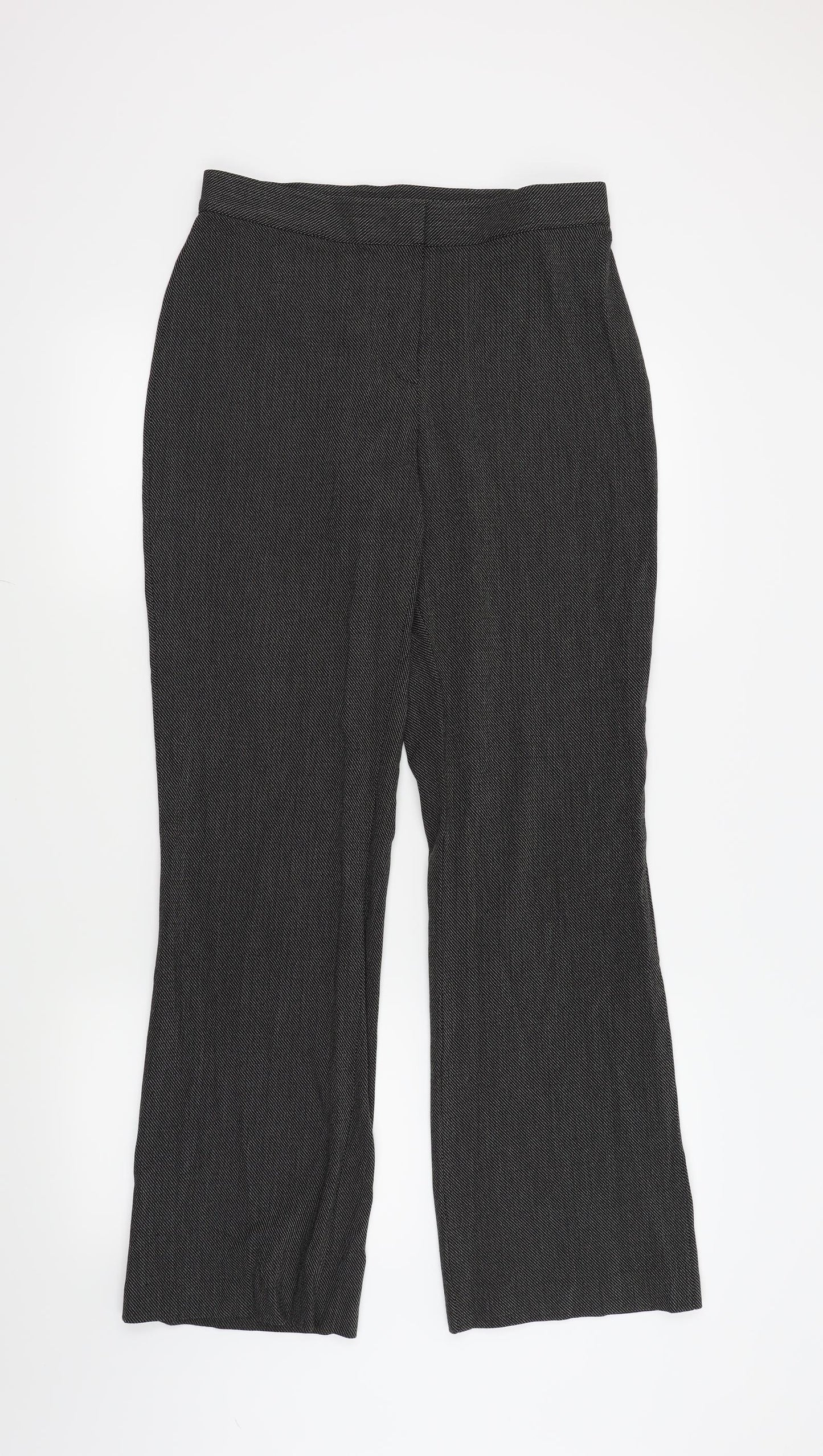Marks and Spencer Womens Black   Trousers  Size 12 L31 in