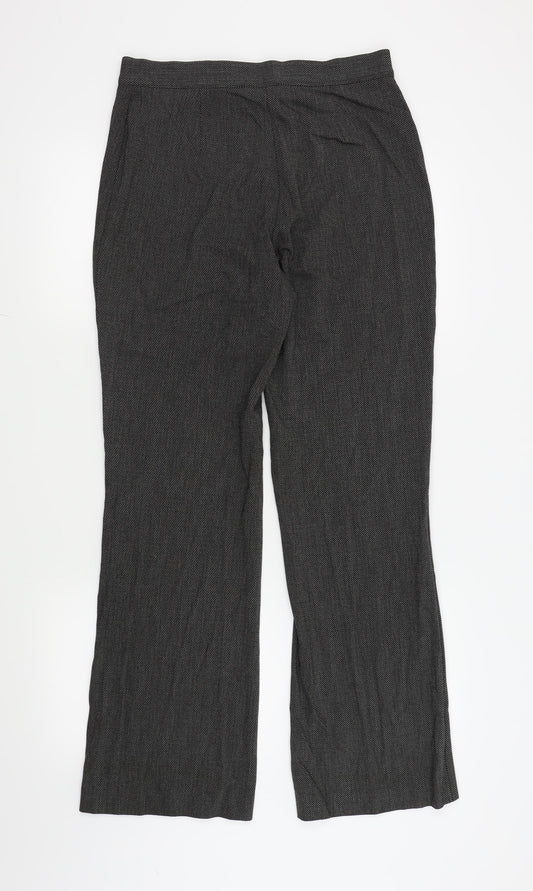 Marks and Spencer Womens Black   Trousers  Size 12 L31 in