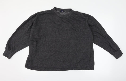 Preworn Womens Grey   Pullover Sweatshirt Size XL