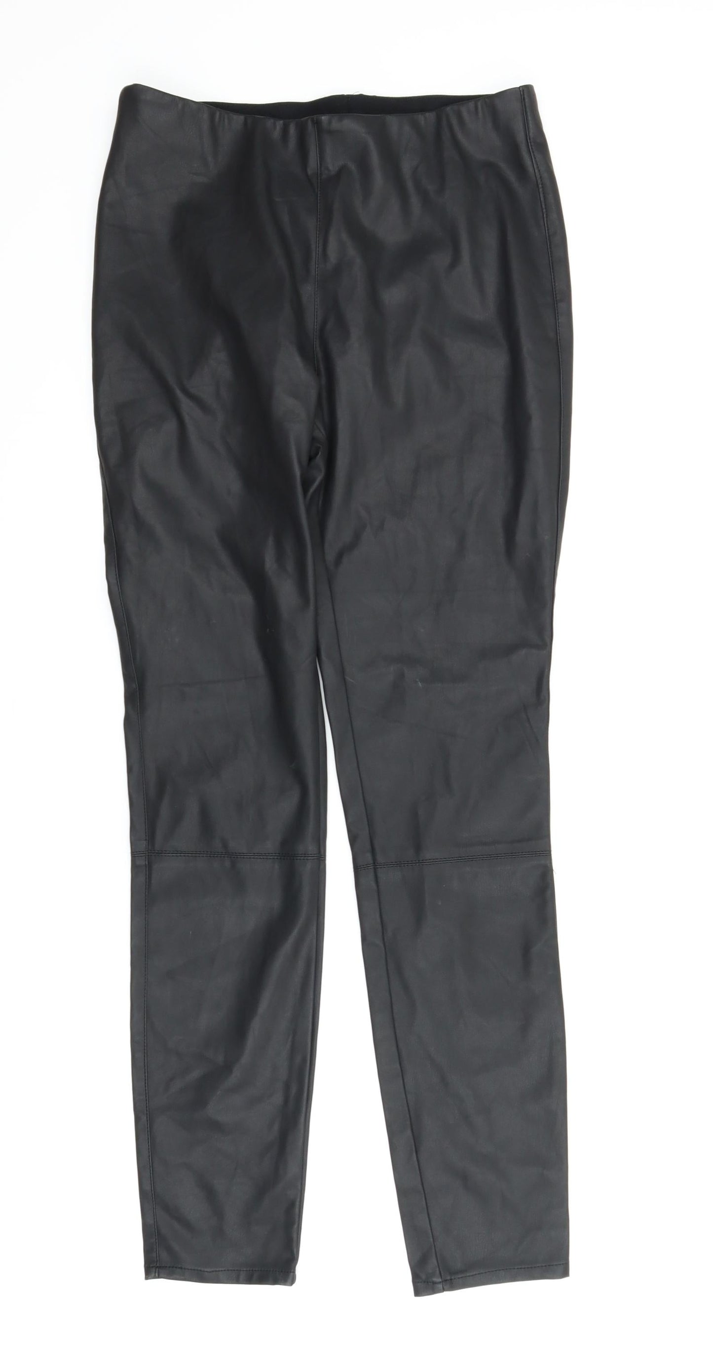 Preworn Womens Black   Carrot Trousers Size 12 L27.5 in