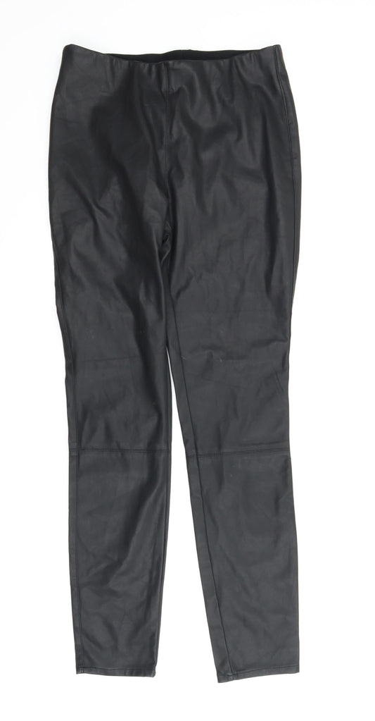 Preworn Womens Black   Carrot Trousers Size 12 L27.5 in