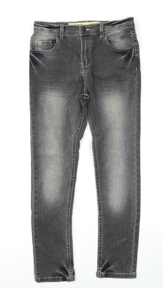 Denim Co Girls Grey  Denim Skinny Jeans Size 10-11 Years