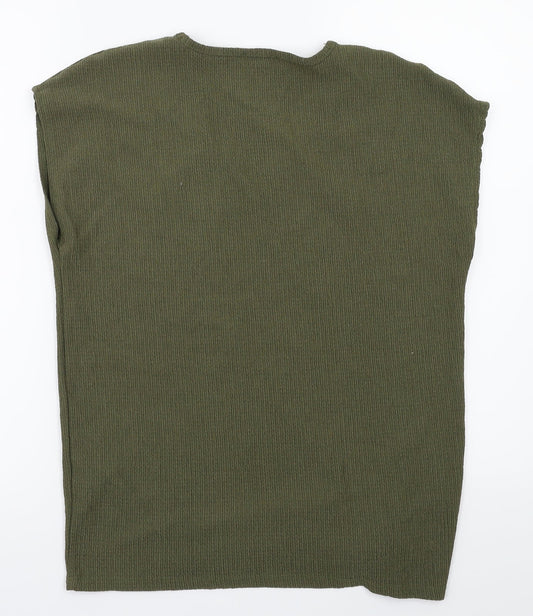 Papaya Womens Green   Basic Polo Size 10