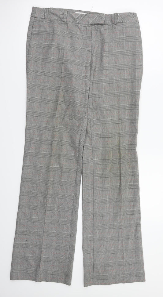 PROMOD  Womens Green Check  Sweatpants Trousers Size 30 in L32.5 in