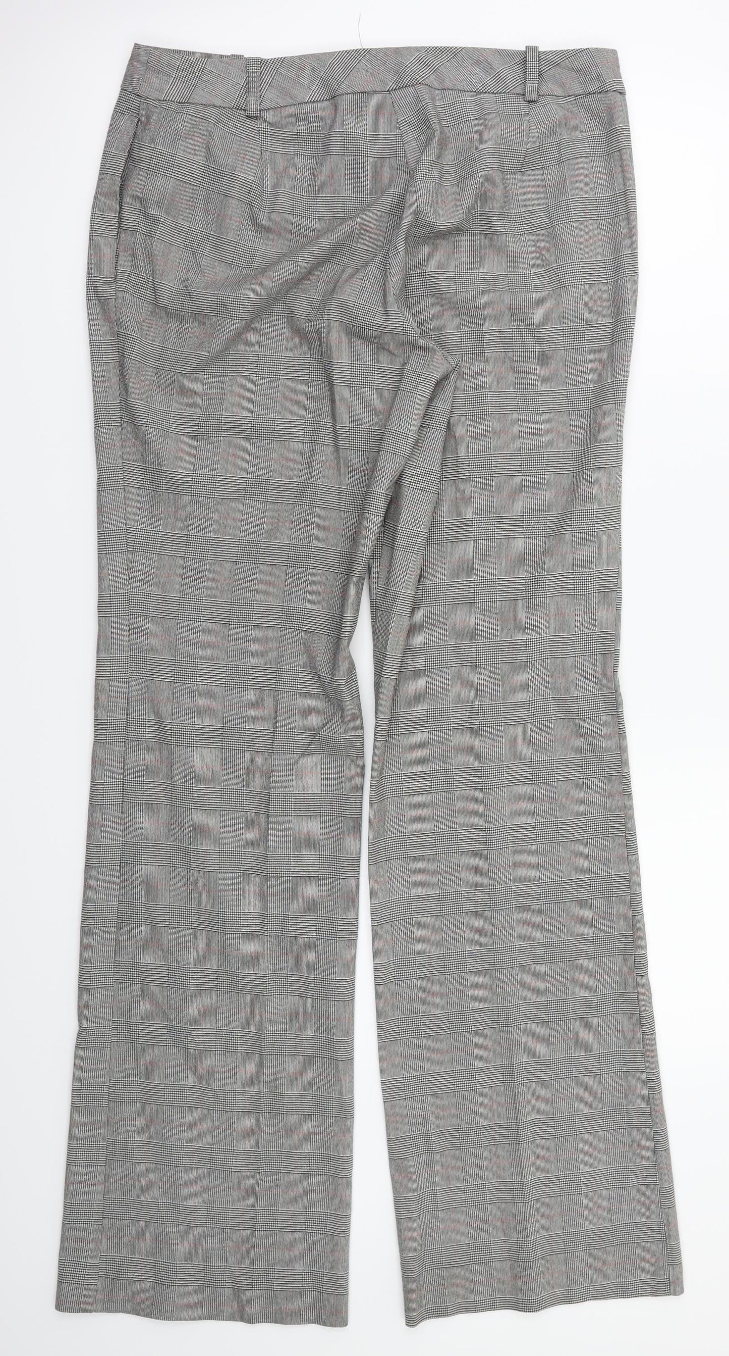 PROMOD  Womens Green Check  Sweatpants Trousers Size 30 in L32.5 in
